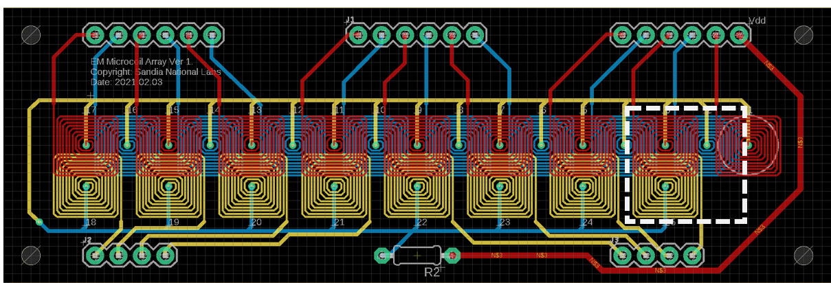 Multilayered and Programmable Electromagnetic Coils for Microfluidic Devices